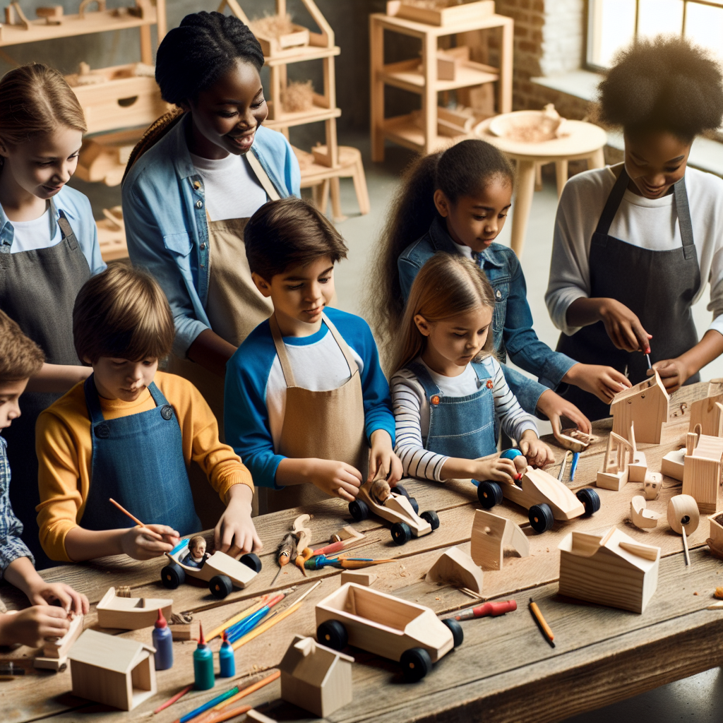 Nurturing Creativity and Skill Development with Woodworking Projects for Kids