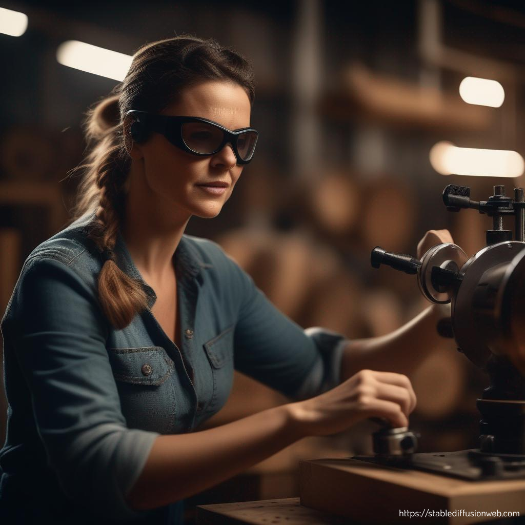 female woodturning