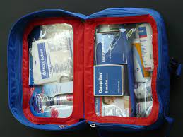 stocked first aid kit