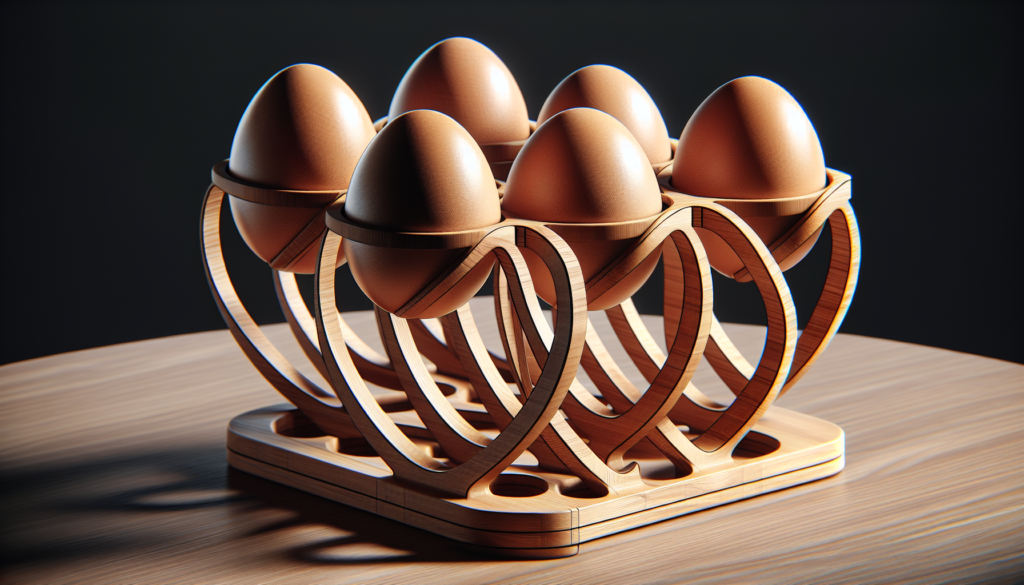 Wooden Egg Rack